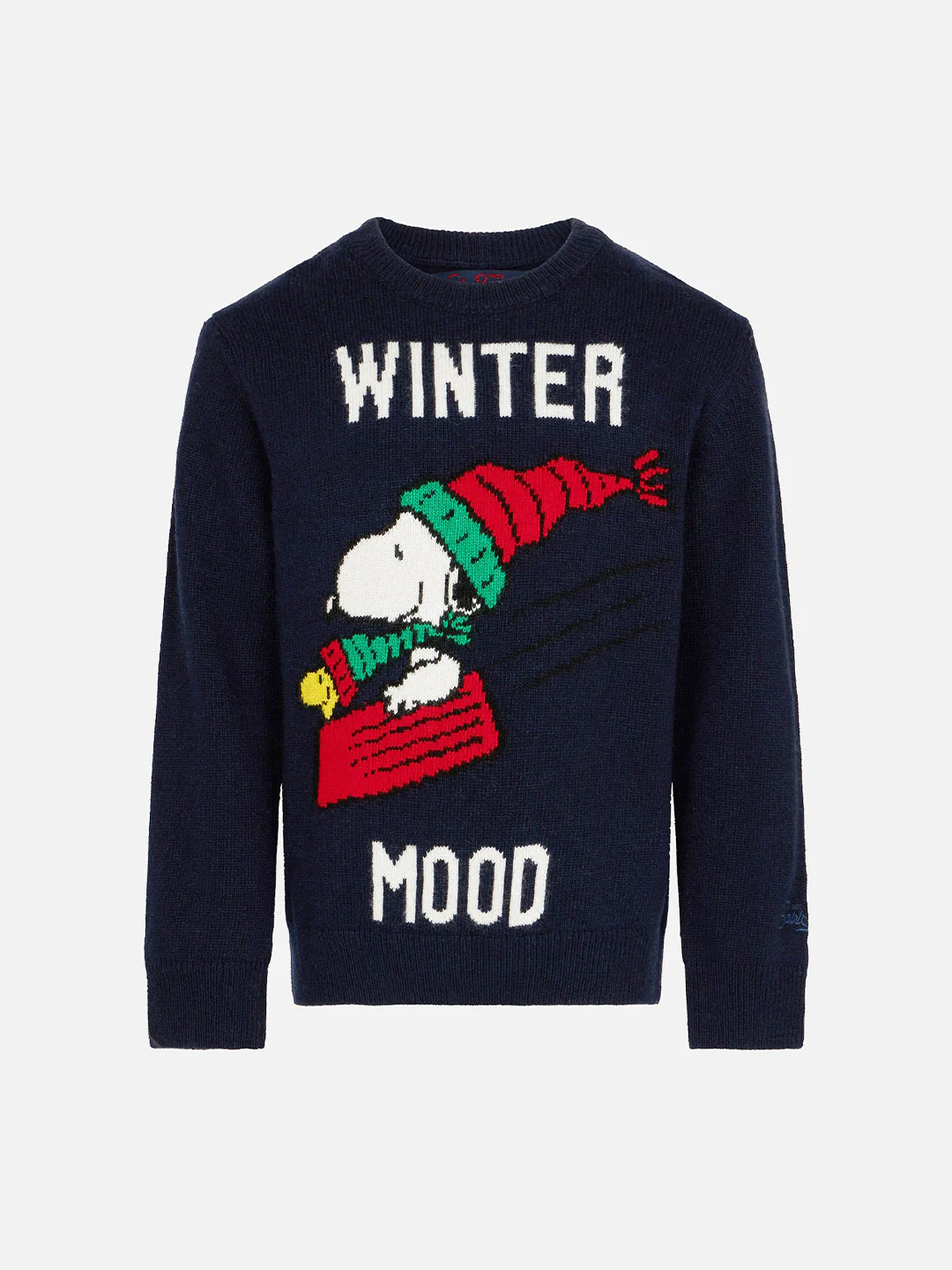 Maglione da bambino con stampa Snoopy Winter Mood | Edizione speciale