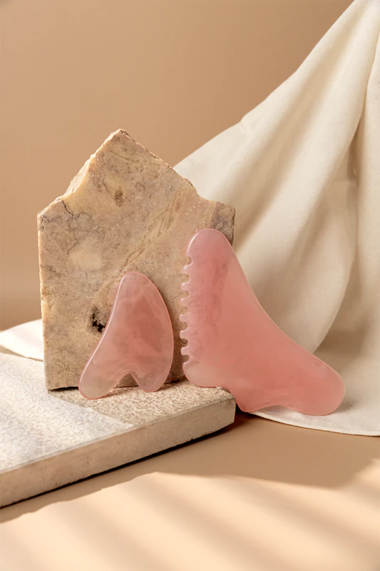 Zoë Ayla Gua Sha set voor gezicht en lichaam: massageaccessoires voor gezicht en lichaam