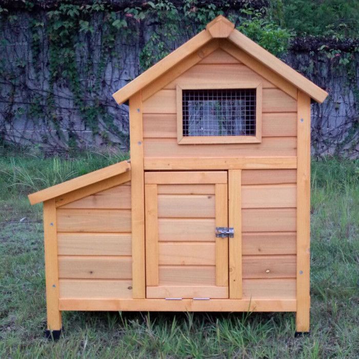 Poulailler Bantam L toit shingle 1 à 2 poules Bois
