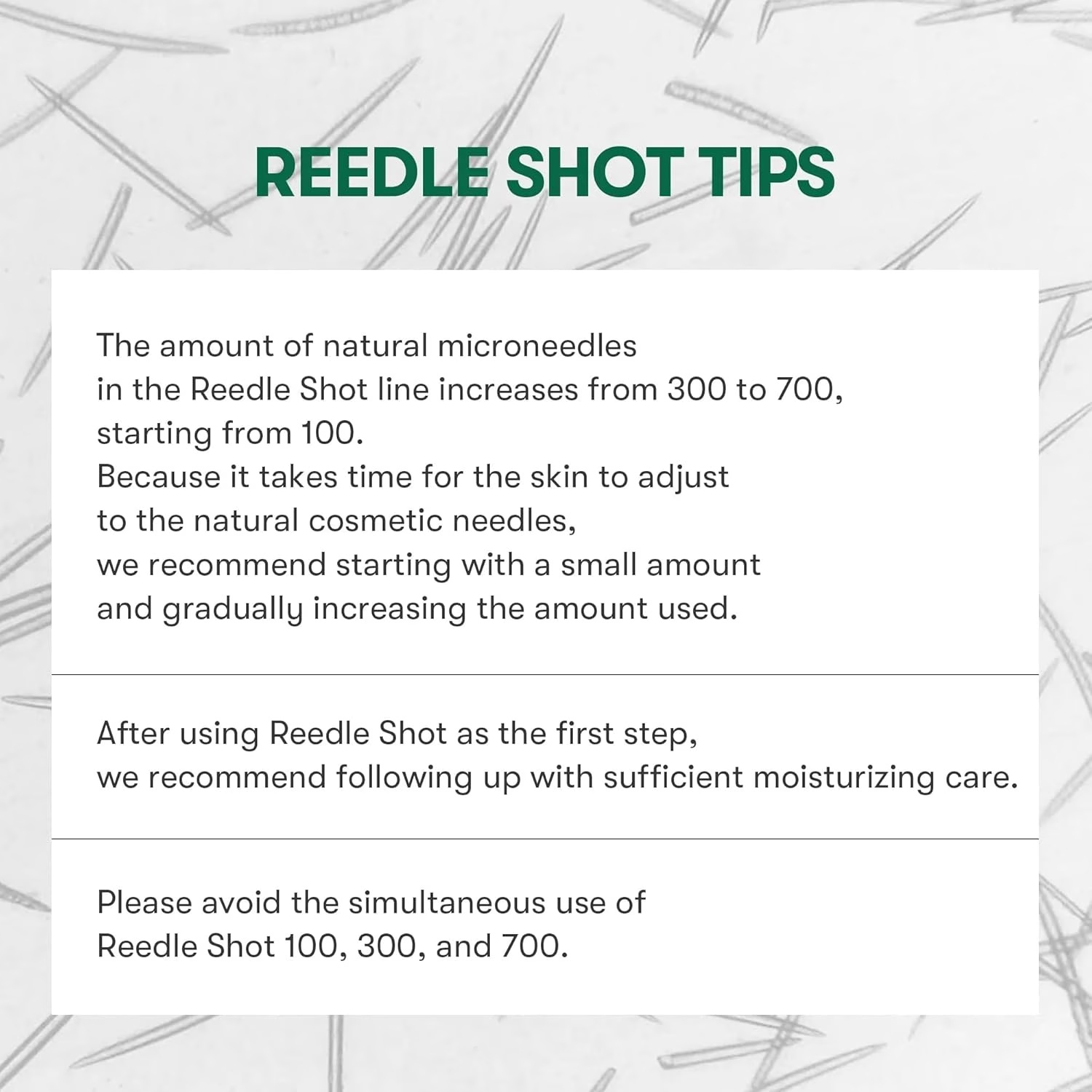 Vrecko s 100 tyčinkami Pro Cica Reedle Shot