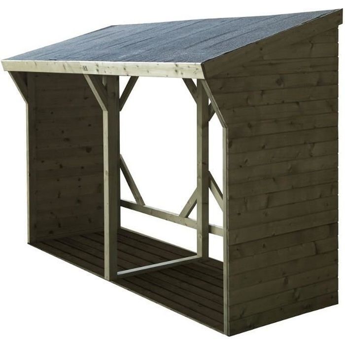Kyiv - Legnaia - 4,5 metri cubi - Legno - Pino silvestre trattato a pressione - 281x113x185 cm - Rettangolare