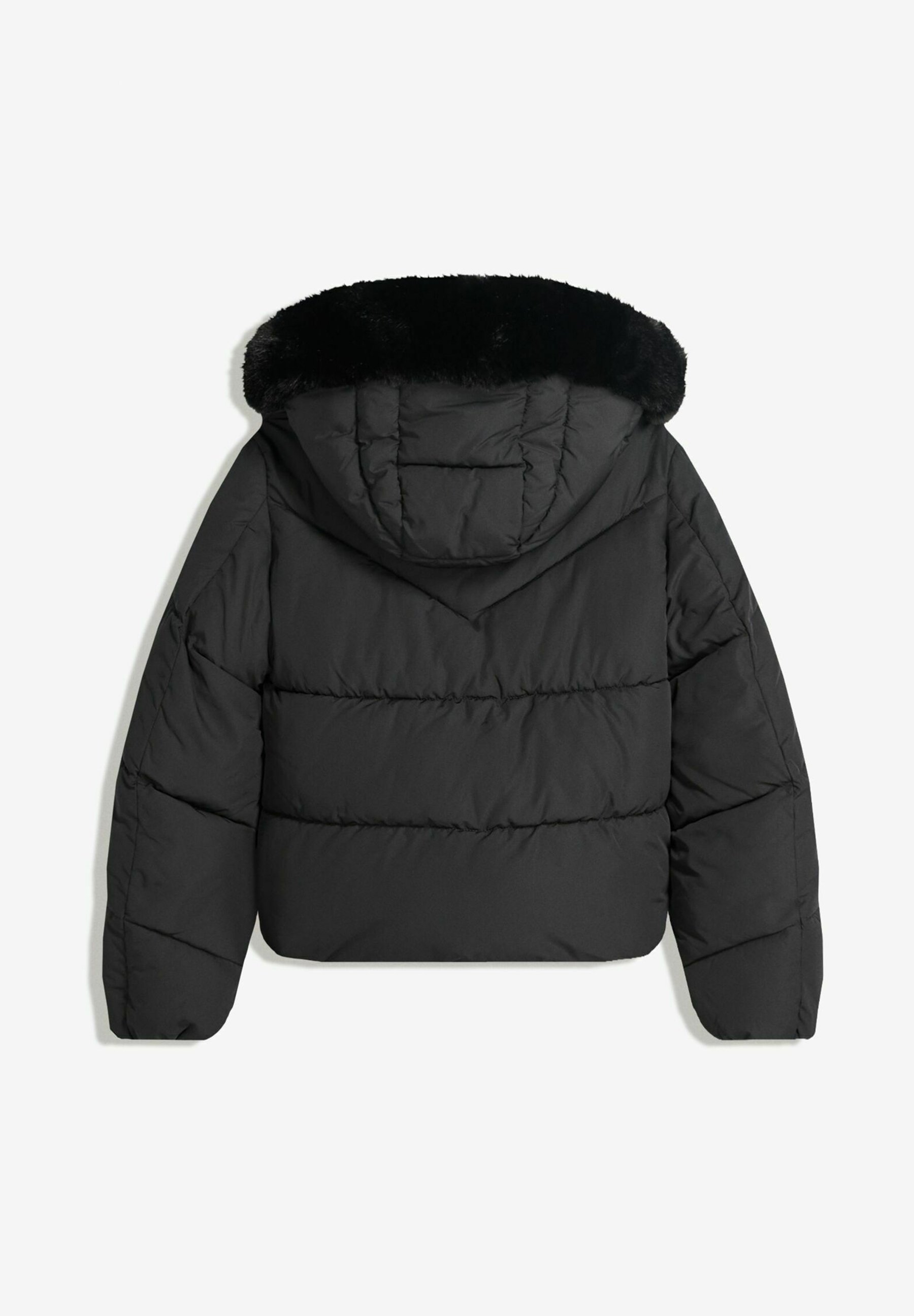 Bershka winterjas - zwart