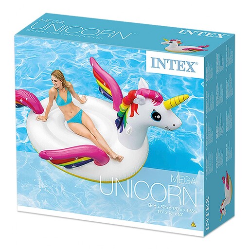  Intex XL Oppustelig Enhjørning 287x193x165 cm