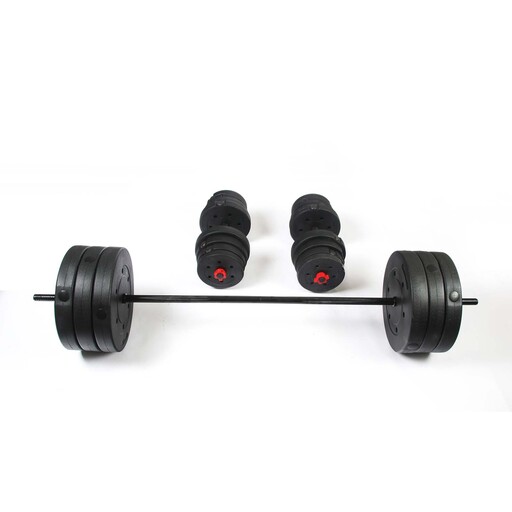 Keboo 300 Series 93kg Dumbbell and Barbell Set