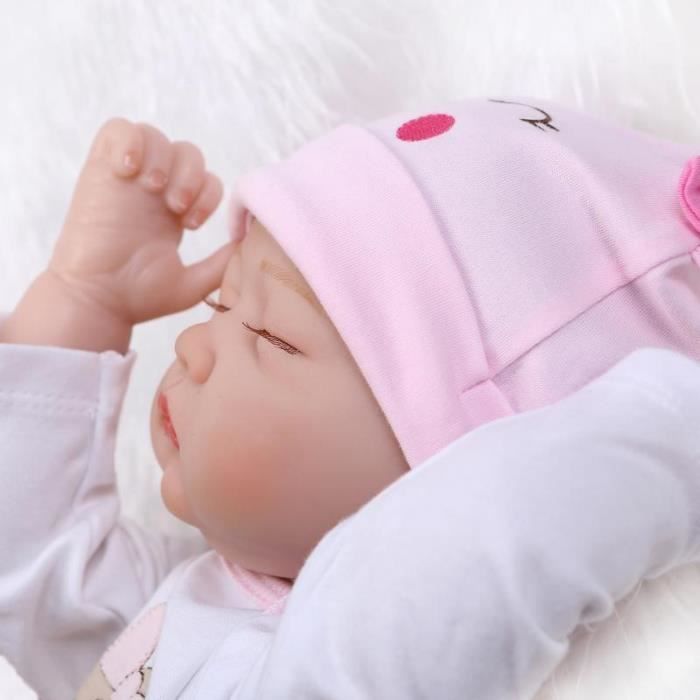 Bebê Reborn - Sem Nome - 55 cm - Silicone Macio - Leve - Menina