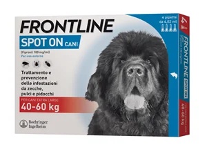 FRONTLINE Frontline Spot-On para cães 4 pipetas 4060 kg