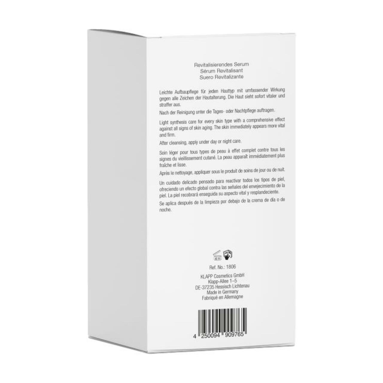 Klapp Moisture Serum – Klasični revitalizirajući serum – 30 ml