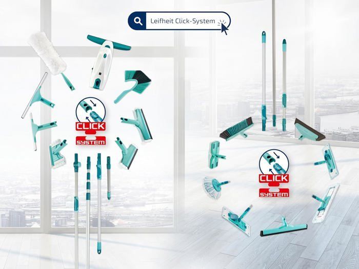 Aspiradora para ventanas y baños Nemo, limpiacristales eléctrico resistente al agua con adaptador Click, sin marcas ni goteos.