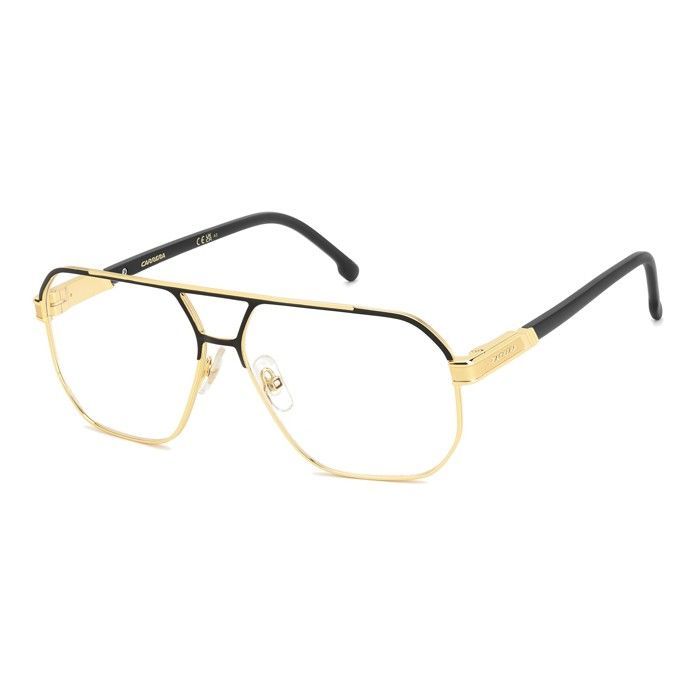 Carrera 1135 60/14/145 Matte Black Gold Steel Eyeglasses for Men
