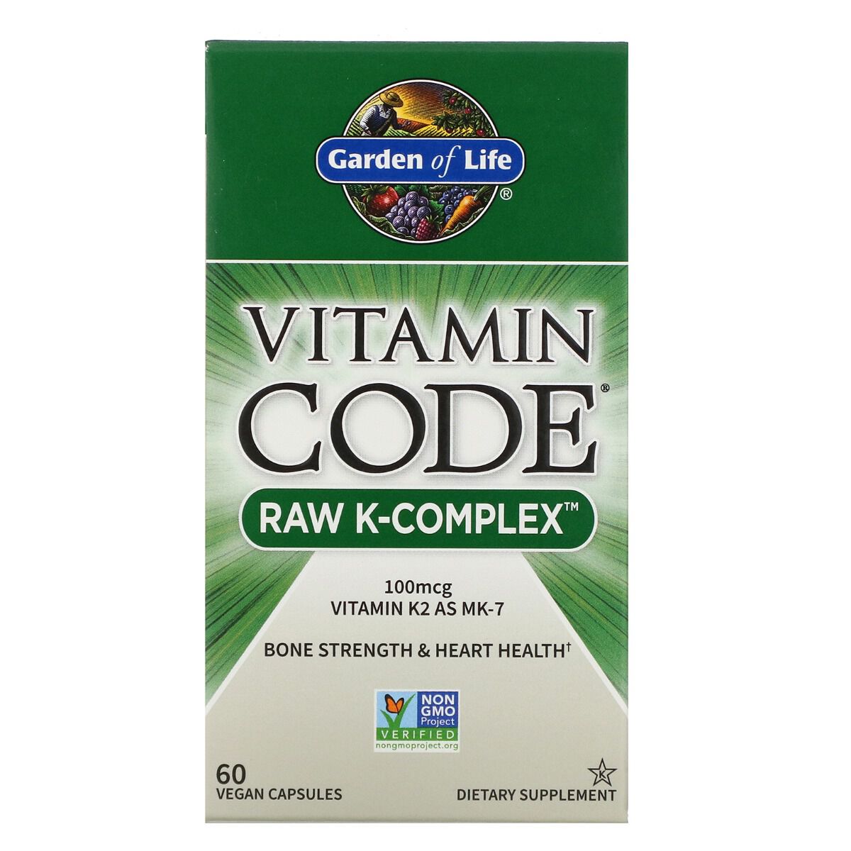 Garden of Life Vitamin Code RAW K-komplex