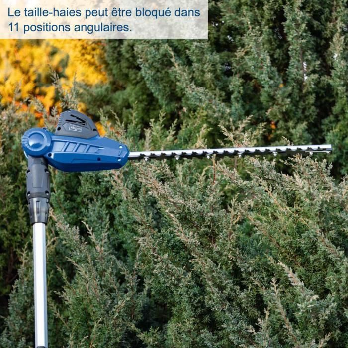 Elagueuse 18cm + Taille-haies 41cm  sans fil C-PHTS410-X - téléscopique - SCHEPPACH 20V IXES - sans batterie ni chargeur