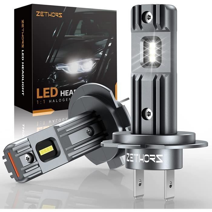 H7 LED-lampen, 42W 10000LM koelwitte LED-koplampen, vervangende auto-/motorlampen met CSP-chips voor halogeen- en xenonlampen -