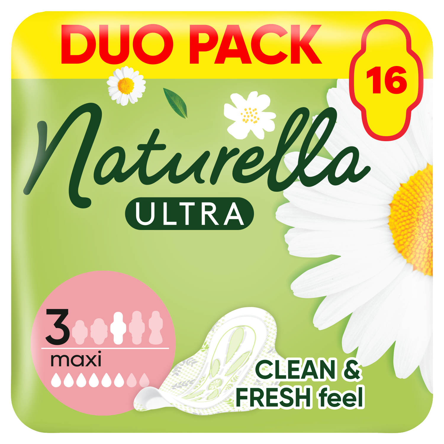 Naturella serviettes hygiéniques 16 pcs Ultra Maxi