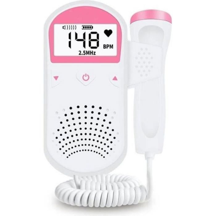 JL26828 - Doppler fetale domestico, rilevatore di frequenza cardiaca prenatale del bambino, sonar, stetoscopio Doppler domestico