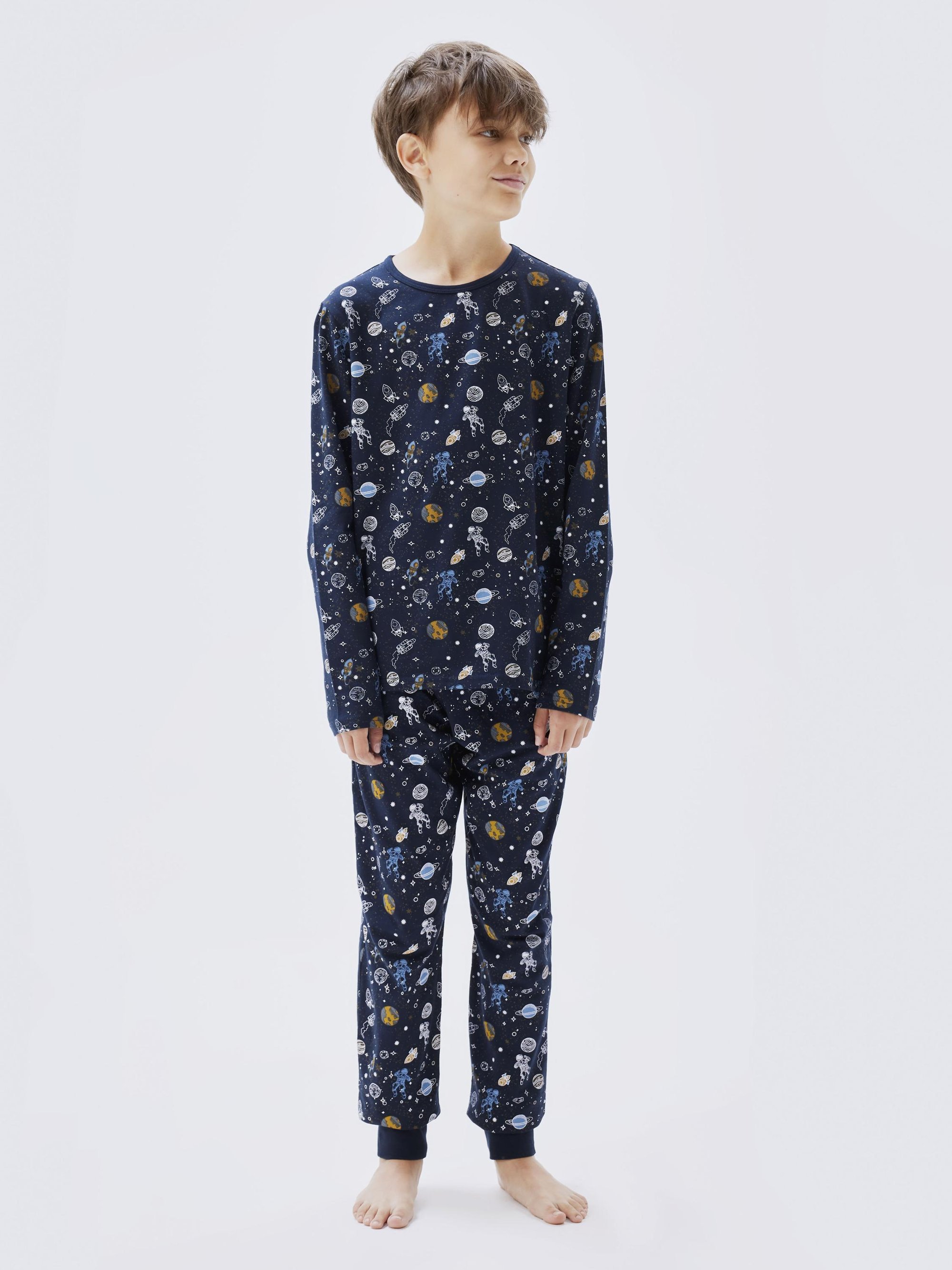 Noem het NIGHTSET SPACE - Pyjamaset - donker saffierblauw