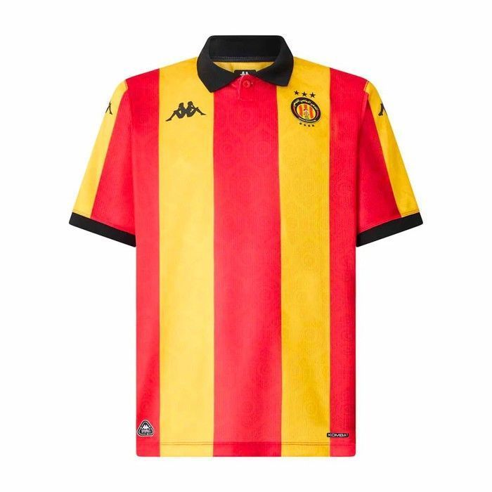 Camiseta de local Kombat roja para hombre Espérance Tunis