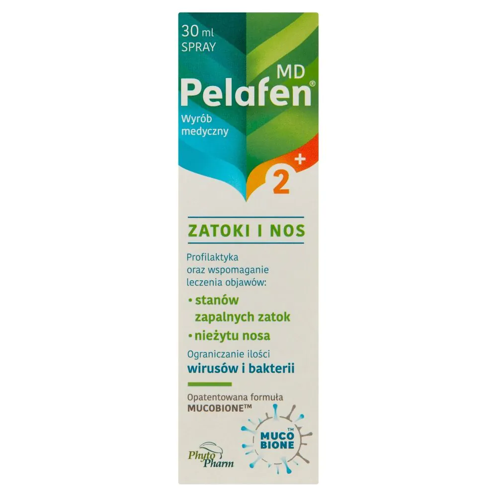Pelafen MD Zatoki i Nos, Spray do nosa dla dzieci powyżej 2. roku życia i dorosłych