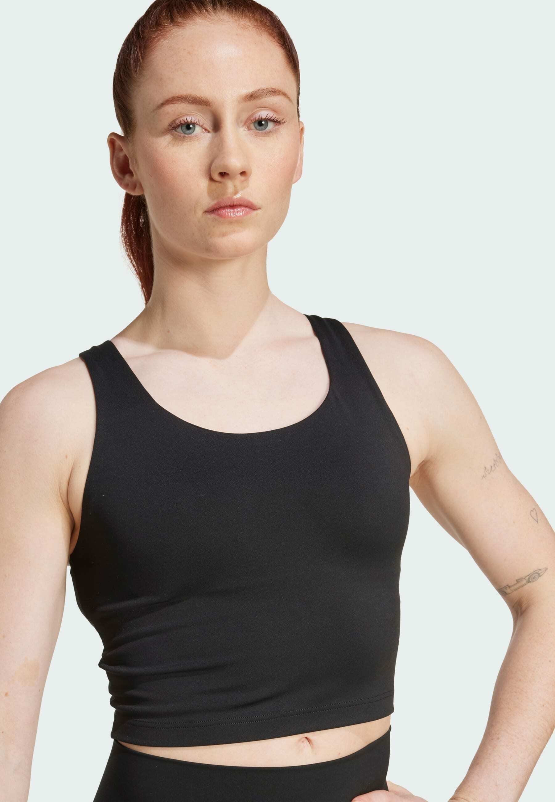 adidas Performance ALL ME - Sportbeha met gemiddelde ondersteuning - zwart