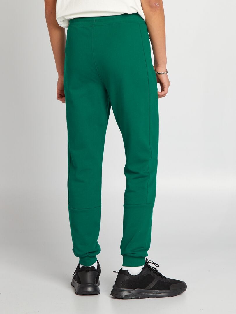 Pantalones deportivos con detalles en contraste - VERDE