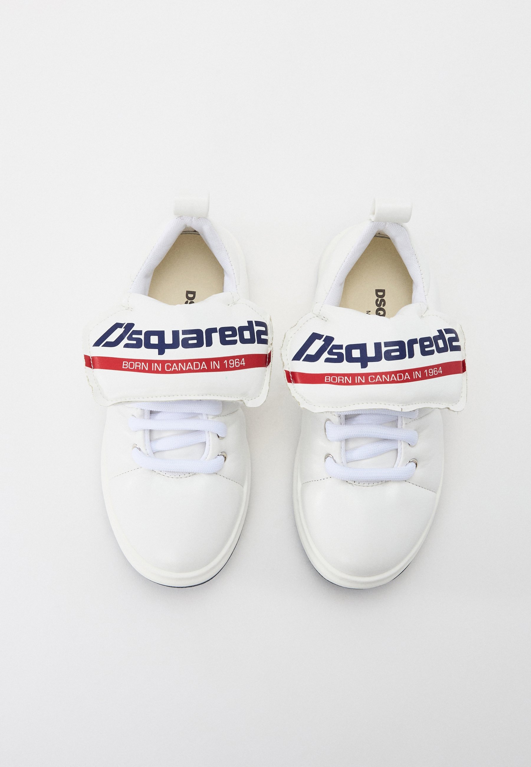 Dsquared2 80227 UNISEX - Tenisky - bílá/tmavě modrá/červená