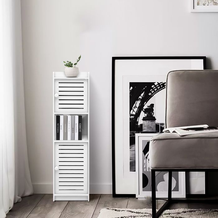MIPAN Armoires de salle de bain imperméables pour accessoires de rangement, meuble pour salle de bain