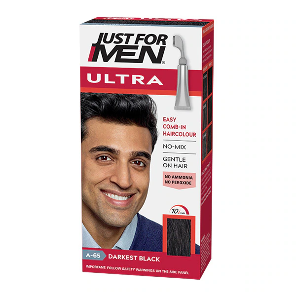Just For Men Ultra hajfesték A65 legsötétebb fekete | Ajándékok apáknak | Superdrug