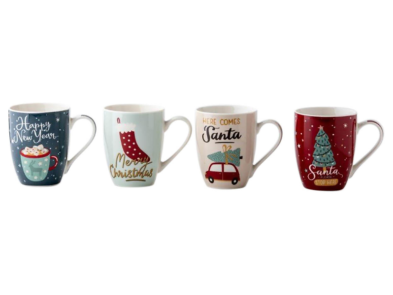 Kubek Winter Time ceramiczny 340 ml mix wzorów