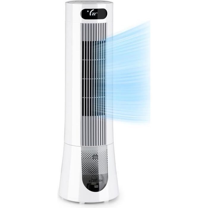 Enfriador de aire Klarstein Skyscraper Frost - Ventilador humidificador - 7 L - Blanco