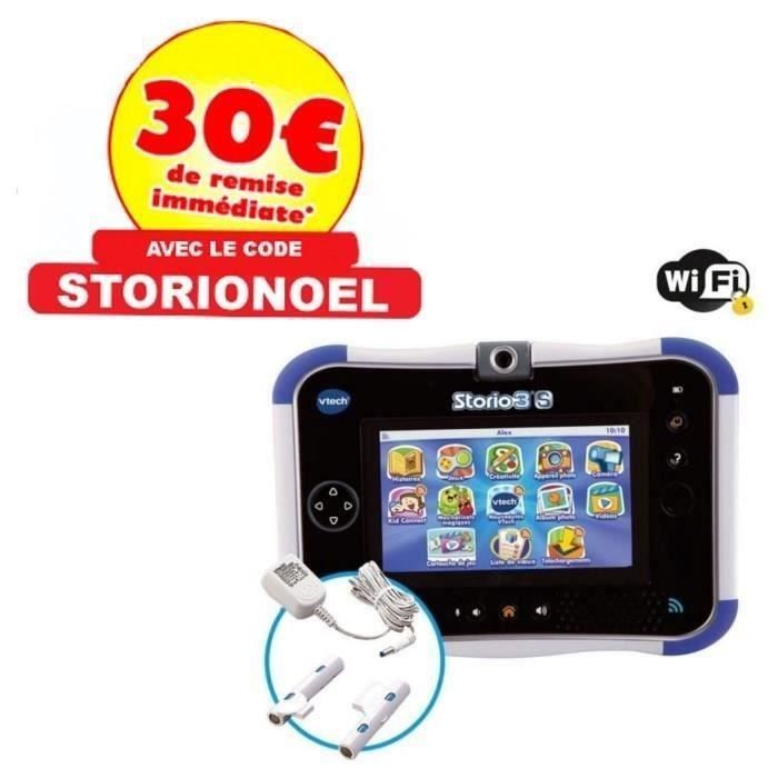 STORIO 3S Blue - Vtech Kids WiFi Tablet + Power Pack