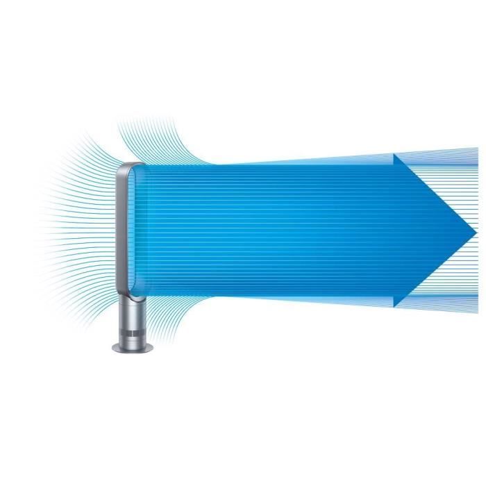 Dyson AM07 COOL WHITE tårnventilator, hvid/sølv
