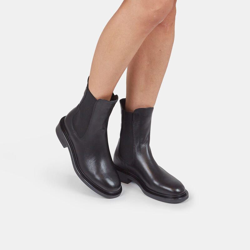 Damskie skórzane buty typu chelsea