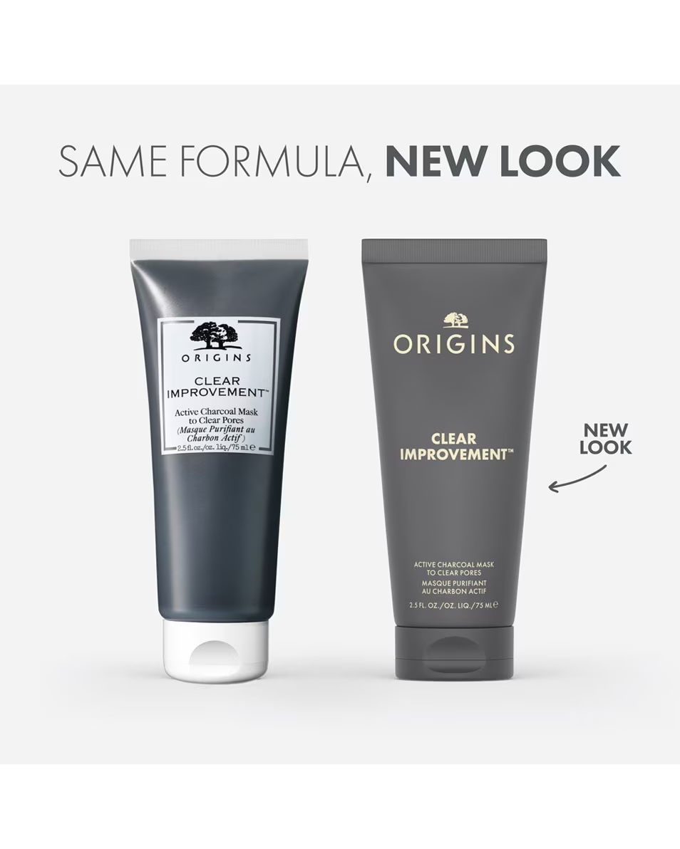 Μάσκα ORIGINS CLEAR IMPROVEMENT™ με ενεργό άνθρακα για καθαρισμό πόρων