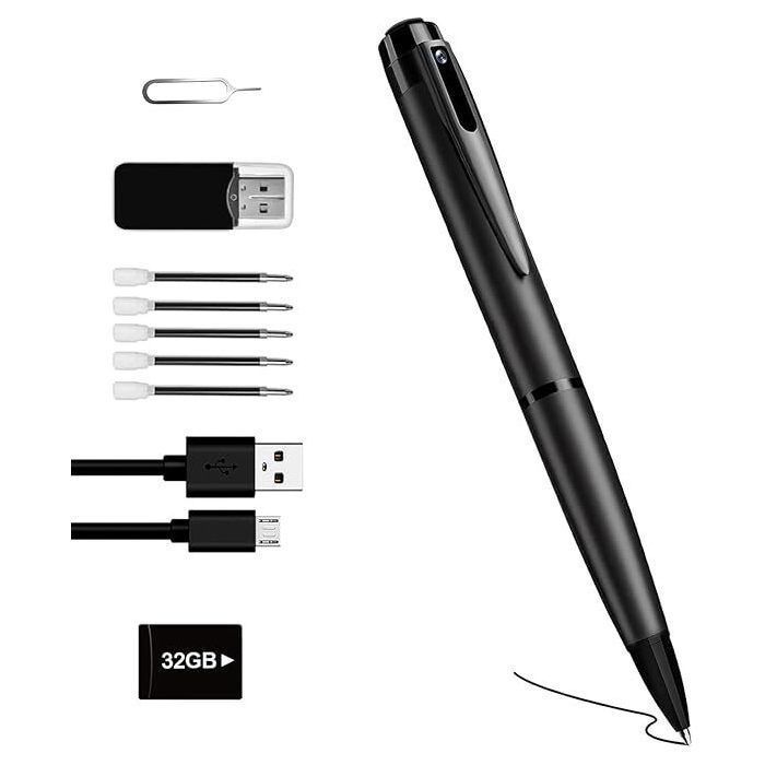 Mini Spy Camera - NO - HD 1080p - Motion Detection - Loop Recording - 32GB