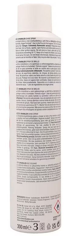 Sparkler Shine спреј за сјај Производи за обликовање косе