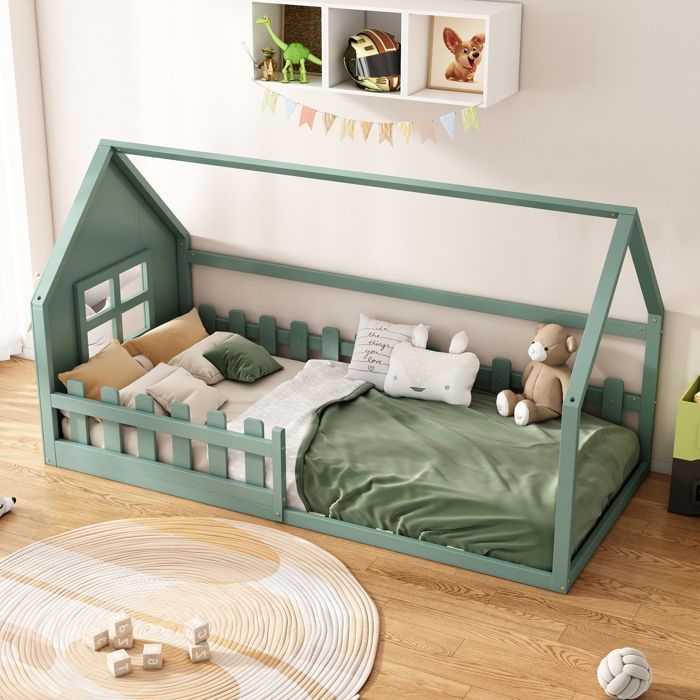 Plaque épaissie90 * 200cm lit plat, lit bébé, rebord de fenêtre, vert