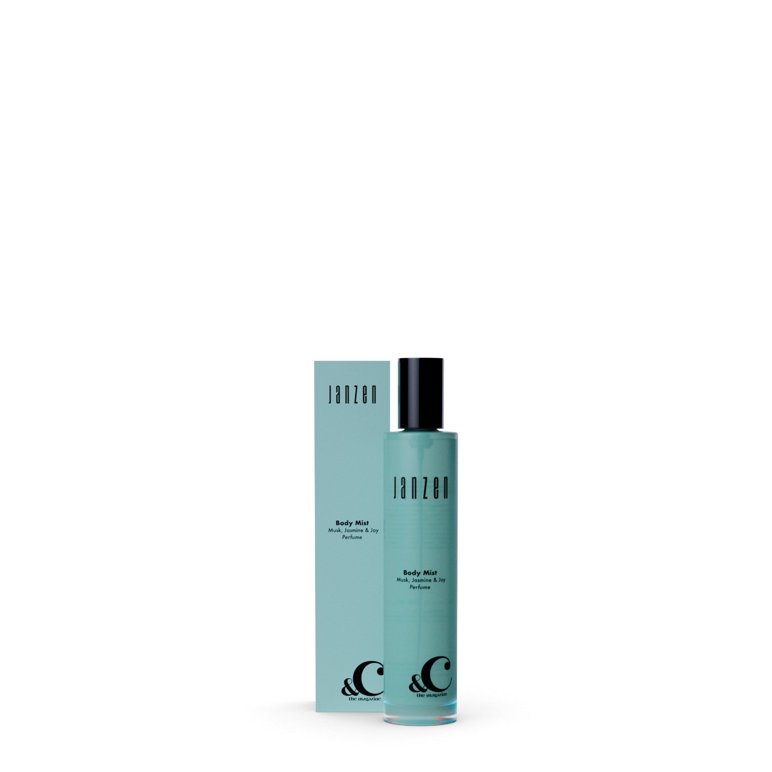 Telový sprej Janzen s príchuťou pižma, jazmínu a radosti - 50 ml