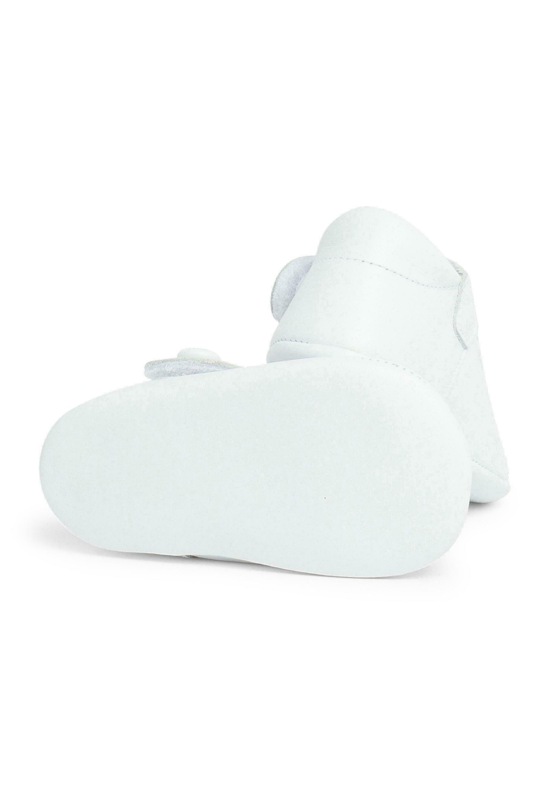 Pisamonas ZAPATO INGLESITO BEBÉ DE PIEL - Babyschoentjes - blanco