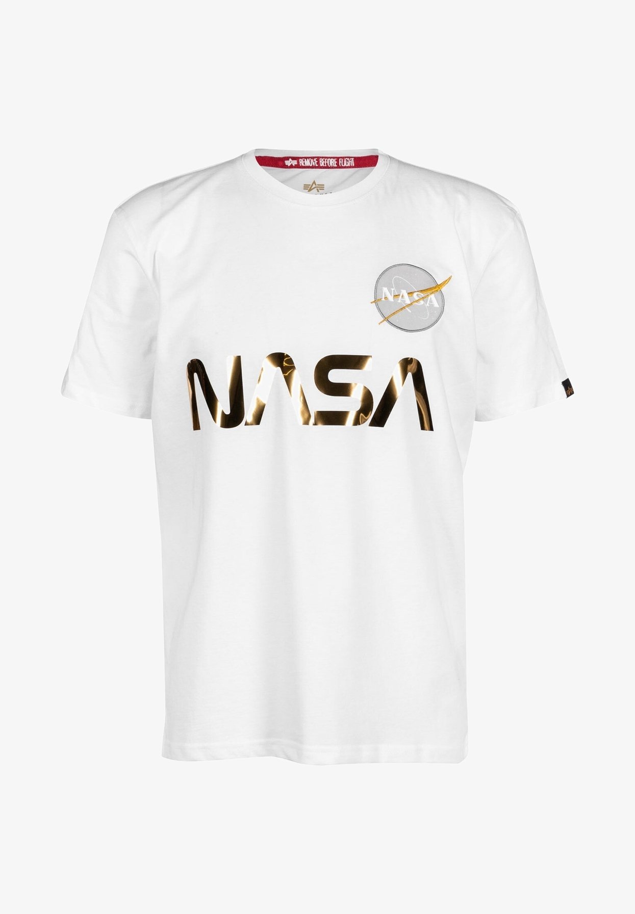 Alpha Industries T-shirt met print - wit