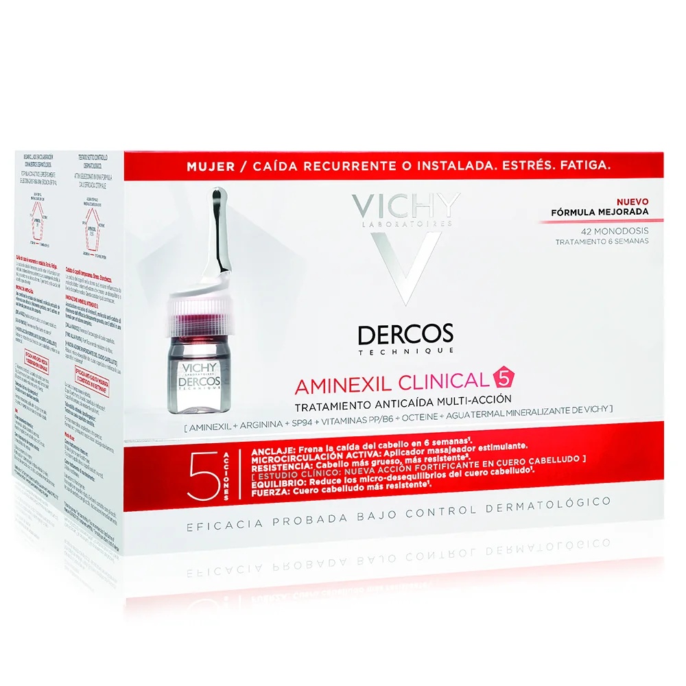 VICHY Vichy Dercos Aminexil Intensive 5 Women 42 flessen anti-haaruitvalbehandeling voor vrouwen