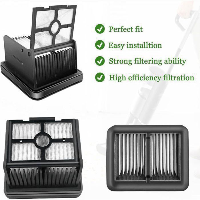 Brosse à Rouleau + Filtre Accessoires pour aspirateur Sec et Humide pour Dreame H12 Pro / H12 Dual, pièces de Rechange