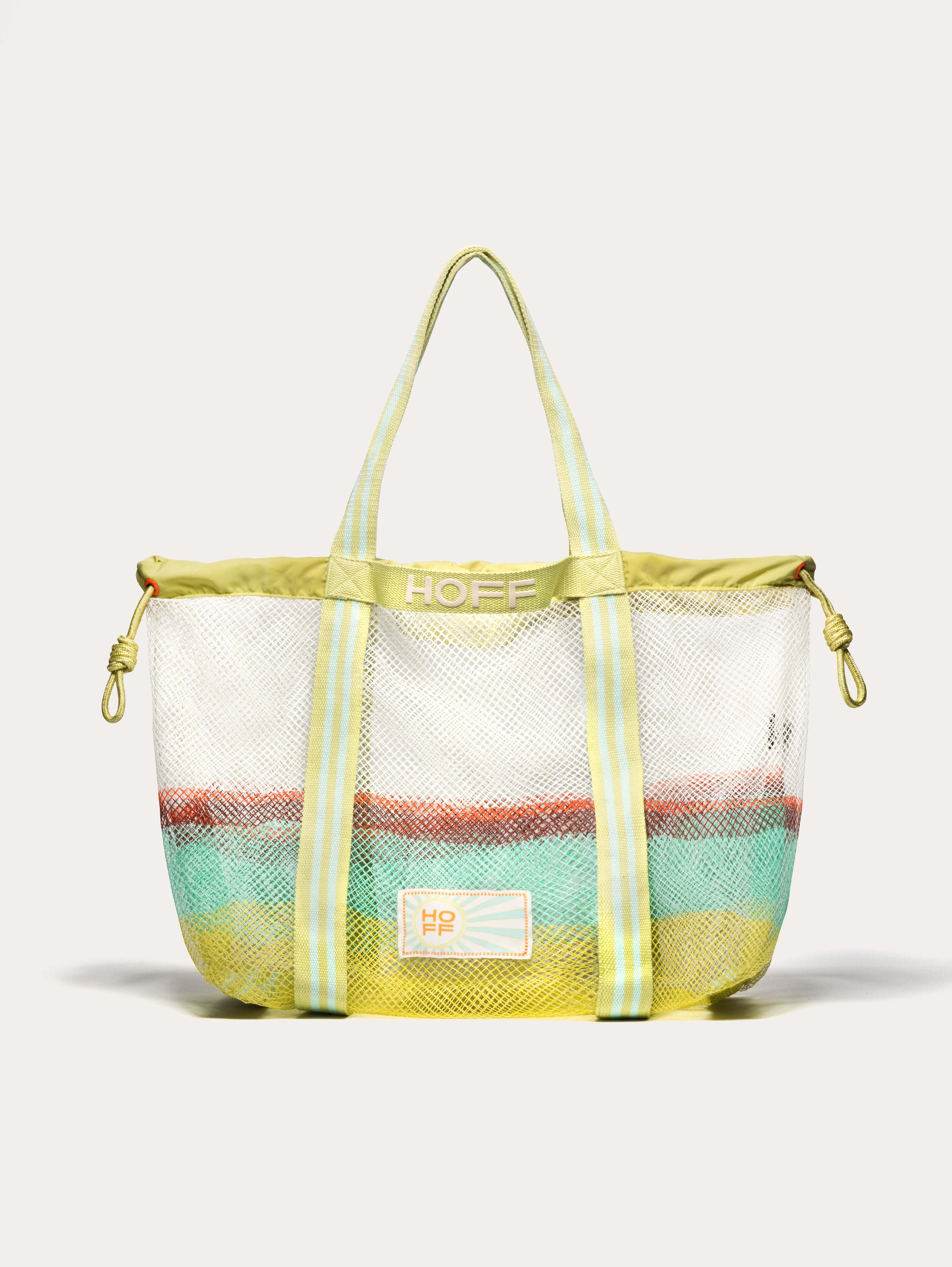 BOLSO PLAYA NET VERDE