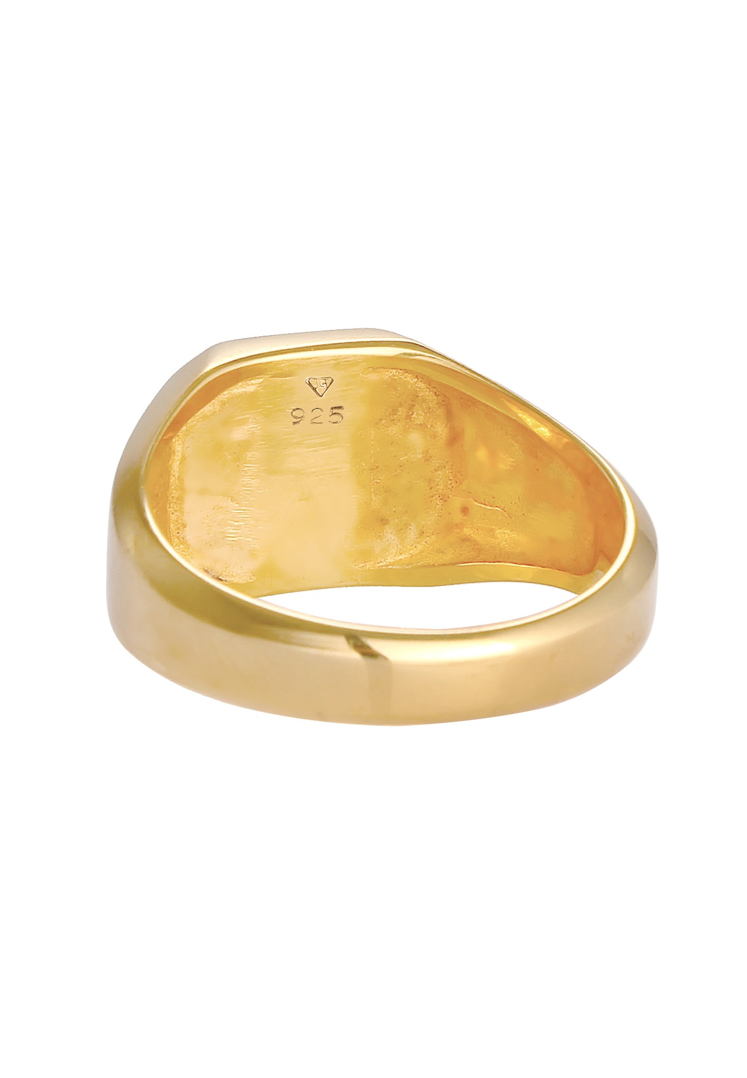 KUZZOI Bague homme en émail noir tendance de base en argent sterling 925