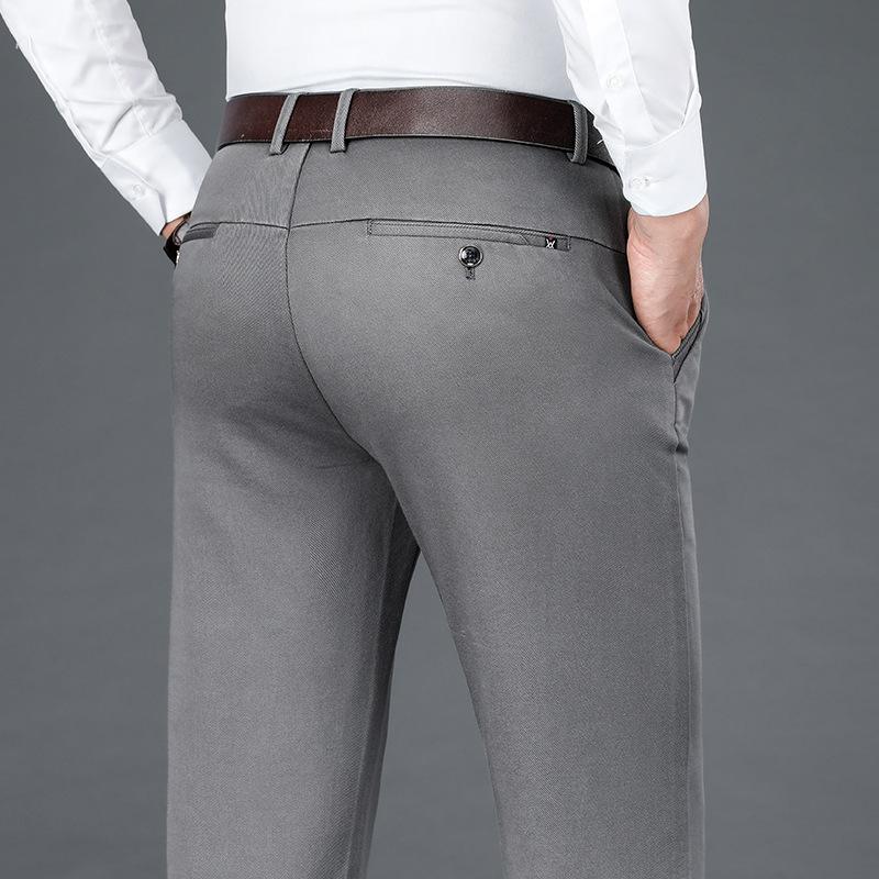 Merk Herfst/Winter Klassieke Hoge Kwaliteit Heren Casual Broek Heren Casual Broek Zakelijk Rechte Broek Maat 38 40 42,8081