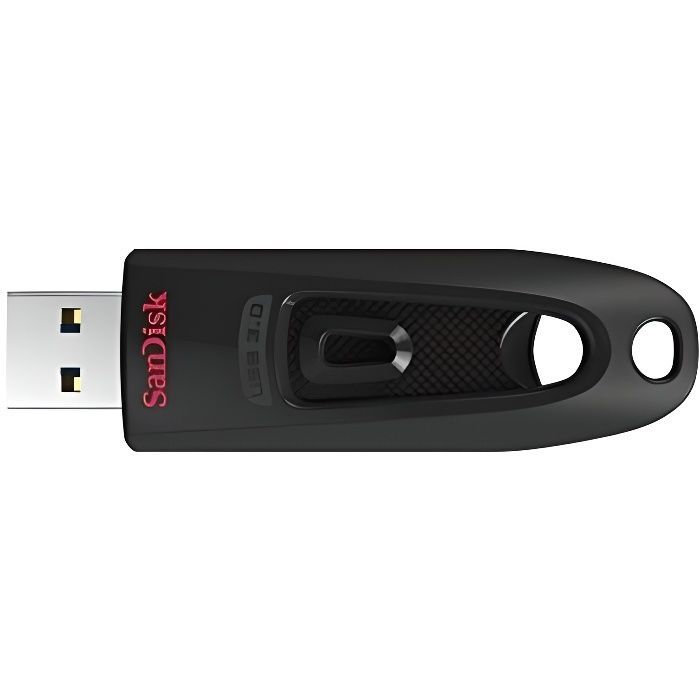 Pen drive SanDisk Ultra USB 3.0 de 128 GB - Velocidade de leitura de 130 MB/s - Compatível com Windows e Mac