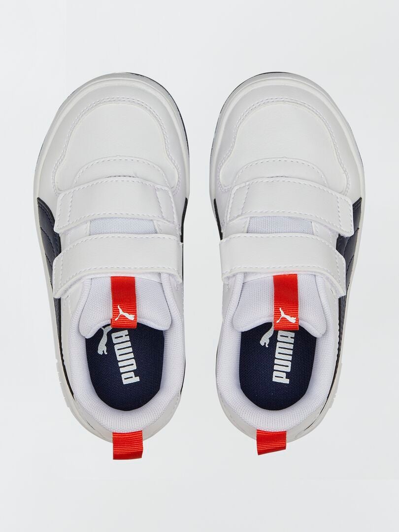 Tênis multiflex tricolor 'Puma' - branco