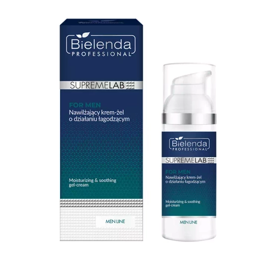 Bielenda Professional Supremelab Men Line nawilżający krem-żel łagodzący 50 ml