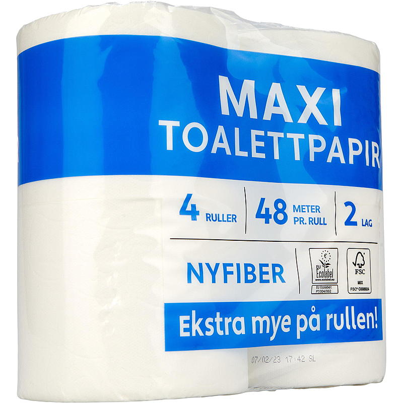 Pehmeä wc-paperi 4 kpl MAXI