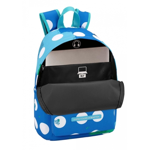 Benetton Dots computerrygsæk 41x31x16