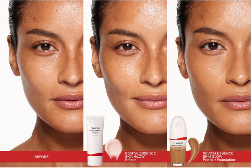 Shiseido Revitalessence Skin Glow Primer Base Iluminadora FPS 25