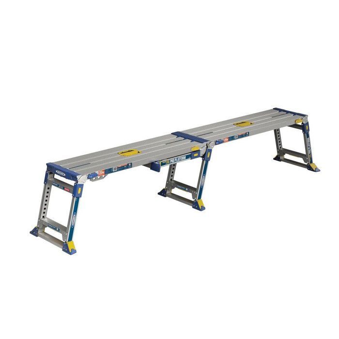 Plate-forme de travail  échelle Werner Adjustable Linking Pro